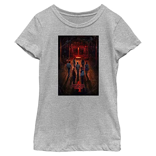 Netflix Stranger Things Creel Poster Girls Short Sleeve Tee Shirt