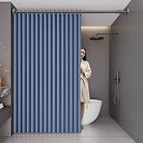 Ts - Porta a soffietto per oscurare la stanza, design plissettato con chiusura magnetica, ideale per armadi, 300 x 200 cm (larghezza x altezza)