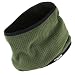 Condor Reversible Neck Gaiter, GREEN/ BLACK, Neck Cover Warmer, Fleece Face Mask