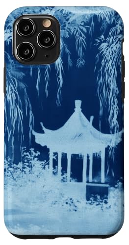 Chinoiserie Blue Garden Aesthetic �X�}�z�P�[�X iPhone 11 Pro �p