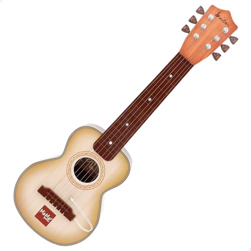 COLORBABY Meme Music Guitarra española niños, Mide 55 cm, Incluye púa de plástico, Juguetes Musicales 3 años, Guitarras pequeñas para niños, Instrumento Musical Infantil (47181)