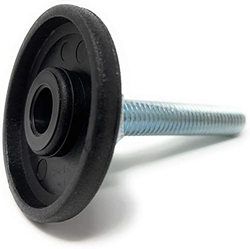 Design61 4X Verstellschraube Justierschraube Ø 38 mm mit verzinkter Stellschraube M8 x 80 mm