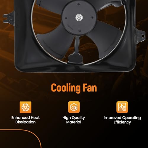 Image of maXpeedingrods A /C Condenser Cooling Fan for Honda Accord Right Side 03-07 | HO3115125 38611RCAA01 38615RCAA00