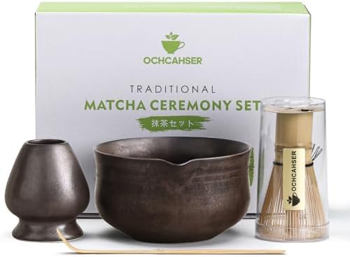 Conjunto Matcha, conjunto de chá japonês inclui tigela matcha com...