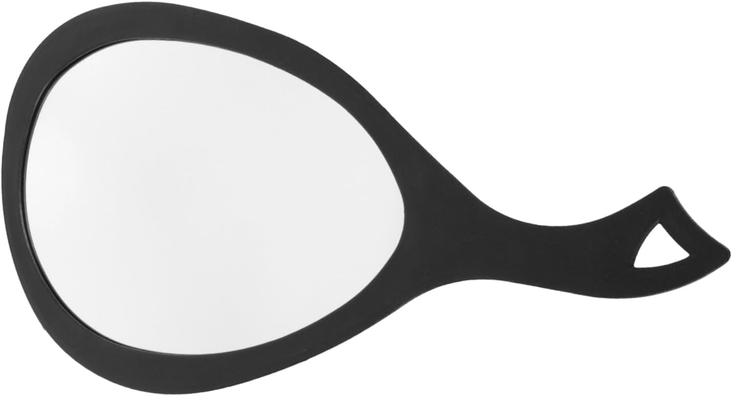 Handheld Round Makeup Mirror Handle 1-Piece Travel Cosmetic Mirror Portable Beauty Tool for Hairdressers and Makeup Artists Compact Design