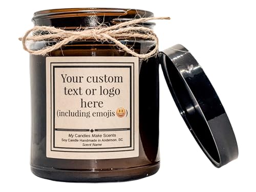 Personalized Handcrafted Soy Candle