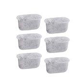 Ouken Filtro de agua de carbón activo, compatible con la mayoría de máquinas de café (12 unidades)