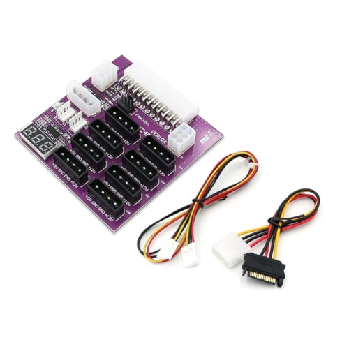 Placa de distribución de alimentación de 800W ATX con conector de alimentación de 6 pines