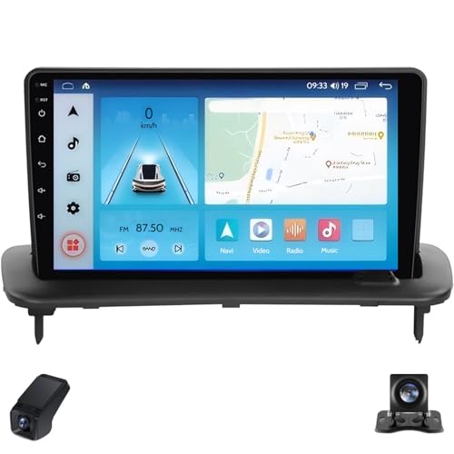 Autoradio à Écran Tactile pour Volvo S40 C30 C70 2004-2013 Autoradio Multimédia 9-inch 4-Core/CarPlay sans Fil/Android Auto/Bluetooth/GPS/FM...