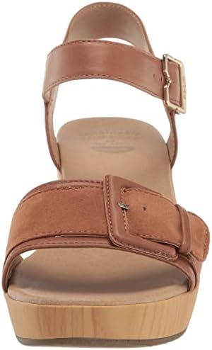 Dr. Scholl's Womens Felicity Too Block Heel Sandal Honey Brown 7.5 M | Image 1