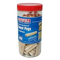 Algopix Similar Product 1 - Faithfull Wood Dowels Fluted 40 x 8mm