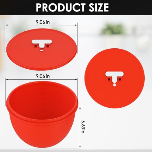 Omoiyari 2mm Silicone Bowl Liner with Lid for KitchenAid 4.5-Qt Tilt-Head by Omoiyari - Used condition - Image 2