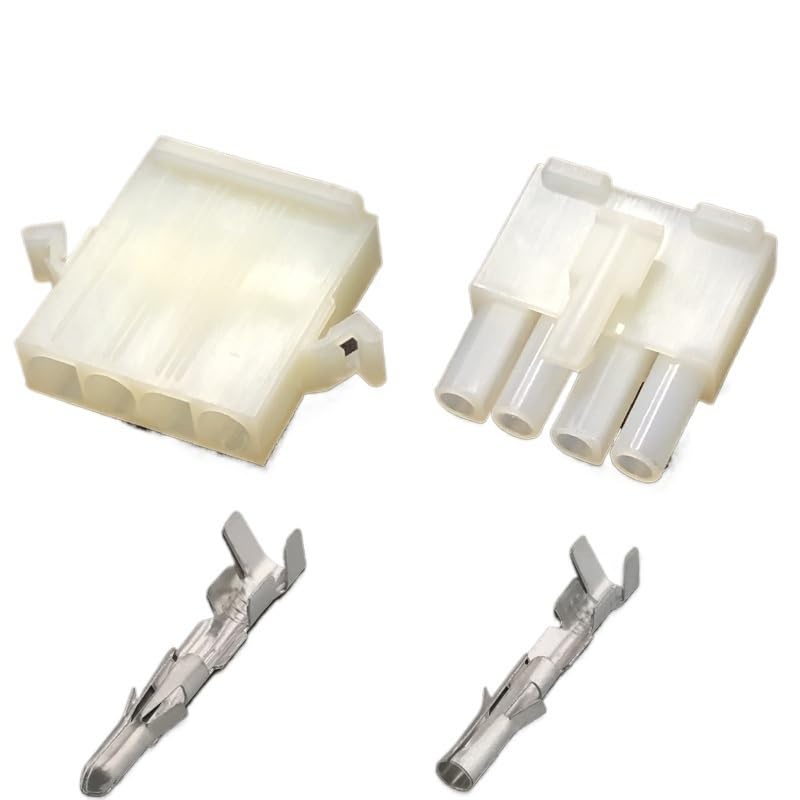 3191 Connector Spacing of 6.7mm Male and Female Docking Connectors 2p3p4p6p9p12p High Current Wire Harness Plug Sheath(4p,5sets)