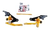 ベビーフェイス(BABY FACE) バックステップ 3ポジション 正/逆チェンジ可能 アルミ ゴールド CB400SF Revo[NC42](08-11) 002-H018GD