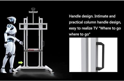 Soporte móvil para TV ajustable para pantallas 60-100 pulgadas miniatura 3