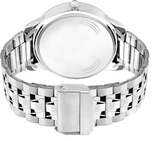 Image of Analog Day Date Functioning Stainless Steel Chain Watch for Men