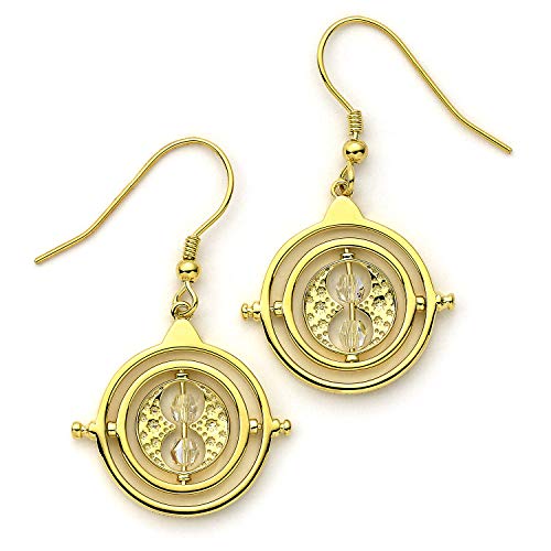 Harry Potter The Carat Shop Tempo Turner Placcato Oro Argento Sterling Orecchini Con Cristalli Swarovski