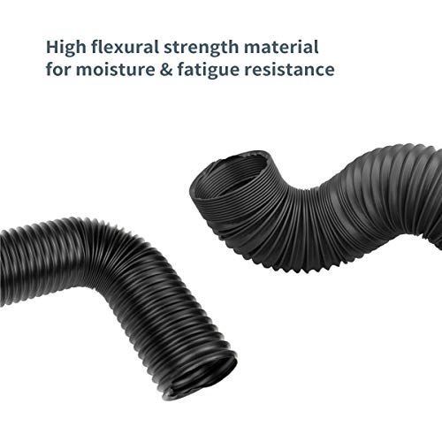 PowerTec 70128V 4 in. Left Spiral Flexible Dust Collection Hose