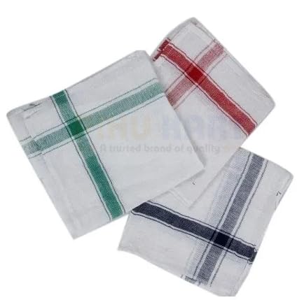 PIHU KART Glass Cleaning Duster | Wet Dry Cotton Cleaning Cloth | Pack of 12 | Wet Dry Cotton Cleaning Cloth/Mop 18 x 18 inch (B0D6JPJQKQ) Amazon Price History, Amazon Price Tracker