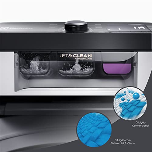 Máquina de Lavar 14kg Electrolux Perfect Care com Jatos Poderosos, Controle de tempo e Ultra Filter
