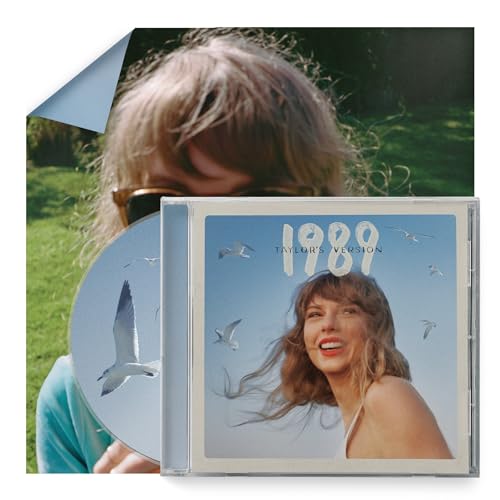 Taylor Swift, 1989 Taylor\'s Version CD, Crystal Skies Blue, 21 Songs, 5 From The Vault Tracks, Foldable Poster
