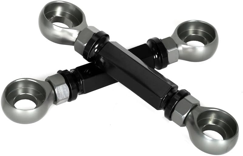 DR-Z400SM Lowering Link Adjustable Rear Drop Link Compatible With DR-Z 400SM/S/E DR650/S/SE GSX1300R HAYABUSA KLX300 KLR650 ZX6R KX112/KX80/KX120 KX85,CNC Lowering Suspension Linkage Arm(Black)