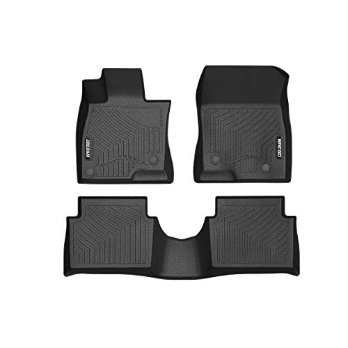 COOLSHARK Mazda3 Floor Mats, Floor Liners Custom Fits 2014-2018 Mazda3 Sedan or Hatchback- Automatic Transmission Only (Not fit Manual Trans),1st and 2nd Rows Included,All Weather Protection,Black COOLSHARK Mazda3 Floor Mats, Floor Liners Custom Fits 2014-2018 Mazda3 Sedan or Hatchback- Automatic Transmission Only (Not fit Manual Trans),1st and 2nd Rows Included,All Weather Protection,Black