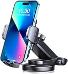 WOCBUY Car Phone Holder, [Strong Suction] Phone Holder Car for Dashboard & Windshield, 360° Rotate Long Arm Car Cell Phone Mount Compatible with iPhone 17 Pro Max/16/15/14/13, All 4”-7” Cellphones