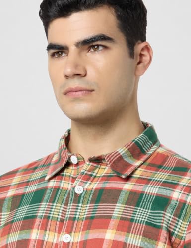 Image of Pepe Jeans Men's Regular Fit Full Sleeve Checkered Cotton Casual Shirt | Check Shirt for Man | Smart & Stylish | Multiple Styles | Mens Casual Shirts