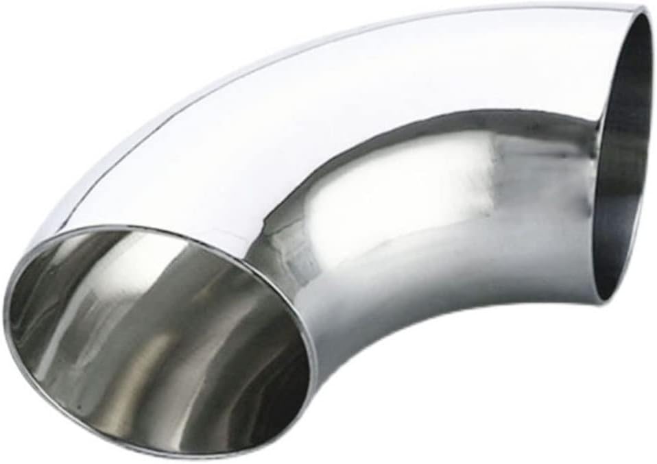 304 Stainless Steel 90 Degree Angle Rectangular Welded Elbow, for Sanitary Fittings Exhaust Pipe Modified DIY Brewing Equipment (Size : 63 x2mm)