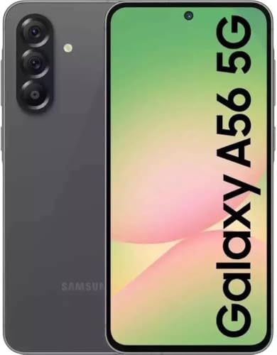 Image of Samsung Galaxy A56 5G 2025 | 256GB, 12GB, Dual SIM | 6.7 inch 120Hz AMOLED, IP67 Water Resistant, Android 15 | International Model Factory Unlocked for T-Mobile & Global | 25W Charger Bundle (Graphite)