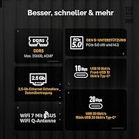 Asus Tuf Gaming B850M-Plus Wifi7 Amd B850 Socket Am5 Micro Atx (tuf Gaming B850M-Plus Wifi7) – Ansicht 5