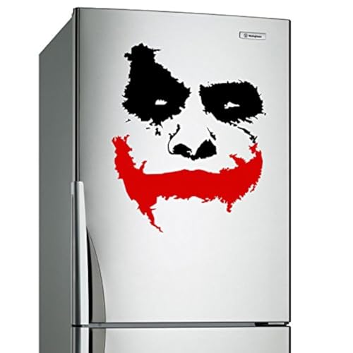 AnOL Pegatina de Vinilo de Pared del Guasón ¿por qué Tan Serio? de 60 x 50 cm El Caballero Oscuro y Pegatina Aleatoria Gratis