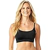 Warners-Womens-Easy-Does-It-No-Dig-Wire-Free-Bra Warner's womens Easy Does It Dig-free Comfort Band With Seamless Stretch Wireless Lightly Lined Convertible Comfort Bra, Rich Black, Large US