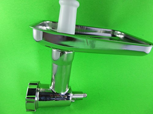 The Original Stainless Steel Meat Grinder Attachment For Kitchenaid. Includes Sausage Stuffer Kit #TOP1