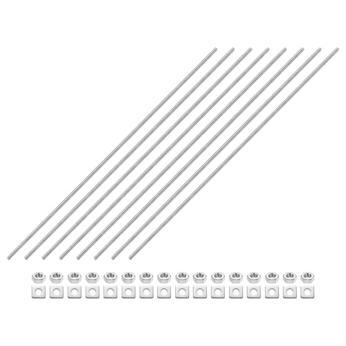 uxcell 8 S˂bh M4-0.7 Xbhsb` 300mm XeXX`[ Ep S˂X^bh ibgƃbV[t NvAnK[AU{gp
