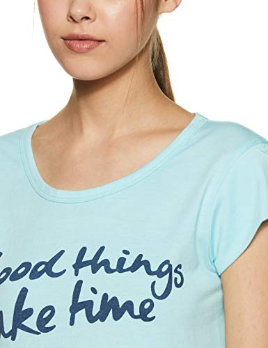 Image of GiglyMigly Cotton Mid Length Women Printed Sleepshirt Nightdress