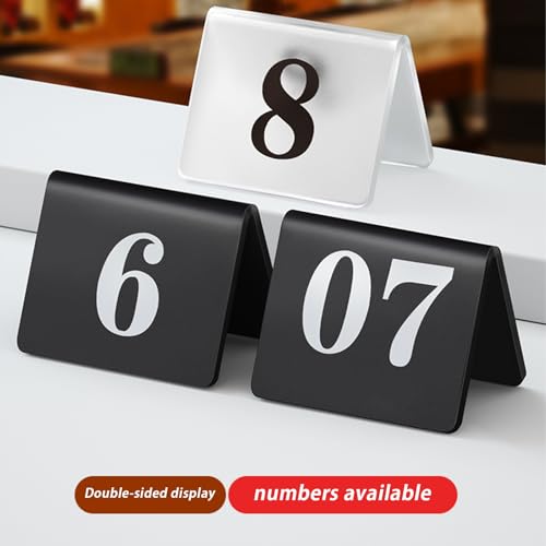 Numéro de table en acrylique premium plexiglas double face opaque - 3