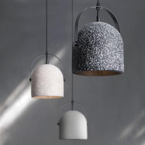Lámpara de cemento nórdico para iluminar espacios reducidos 6