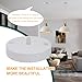 VTYXCTIGJ Light Canopy Kit White,4.7