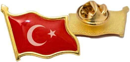 Holz-Schatulle Mit 2 Kugelschreibern „Ay Yildiz“ – Türkische Flagge, Gravur Möglich, Rot