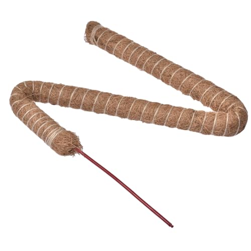 1 di muschio di cocco di cocco – Paletto di supporto per piante, pali di cocco di cocco | Train Monstera Philodendron Pothos Crescono le piante rampicanti, Supporto per piante in vaso Train Piant