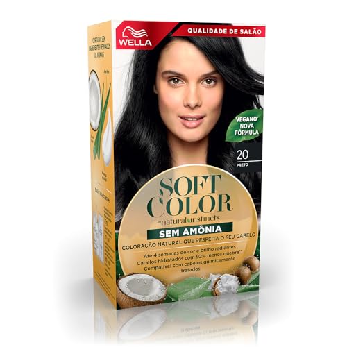 Soft Color Tonalizante Creme Kit Preto 20