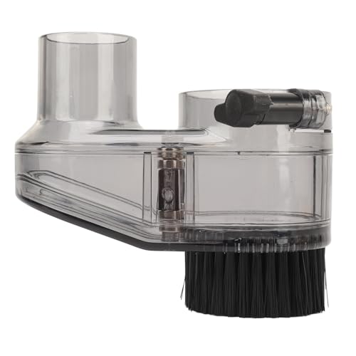 CNC-Staubschutzschuh für Holzbearbeitung, 52 mm Durchmesser Transparenter Staubschuh mit 38 mm Schlauchanschluss, CNC-Fräser Zubehör für Staubabsaugung