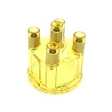  HUIOP Bouchon distributeur transparent de rechange pour VW Dune Buggy Bug Ghia Baja Bus Jaune