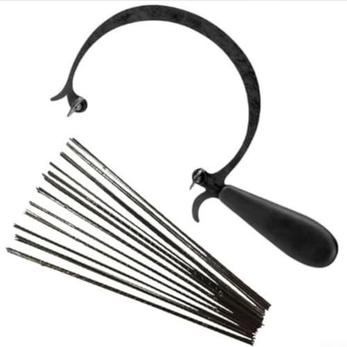 Sega curva con manico curvo e telaio in lega per attività di taglio di precisione in progetti artistici e artigianali di gioielli