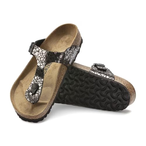 Birkenstock Women's Gizeh in Metallic Stones2