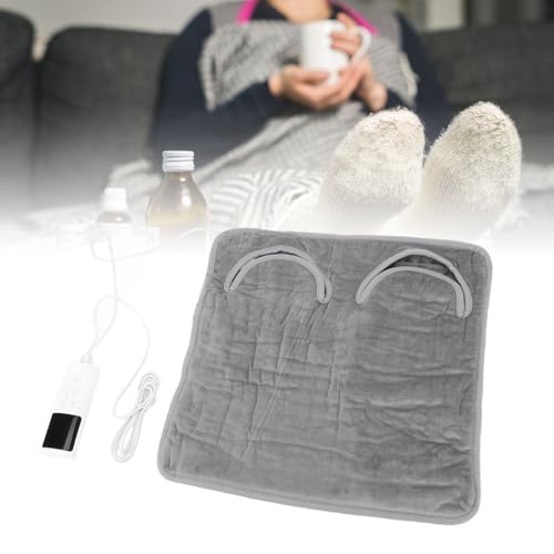 Electric Heated Foot Warmer Adjustable Temperature 4 Timer LCD Washable Electric Foot Warmer Heated Foot Warmer Foot Heating Pad Electric Heated Foot Warmer Electric Foot (US -  ZJchao, ZJchaog6hibpz8o9-12