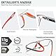 Fsread 3er Pack TR90 Sportliches Lesebrille für Herren Blaulichtfilter mit Federscharnieren Lesehilfe Rechteck leichtes flexibles und trendiges Design Anti UV/Ermüdung/Blendung +2.0