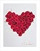 LOVE - Red Rose Flower Heart Poster Print. 11x14. Great Mothers Day Gift From the Heart Collection. Unique Birthday, Christmas & Valentines Day Gifts. Best Quality Gifts for Men, Women & Kids.